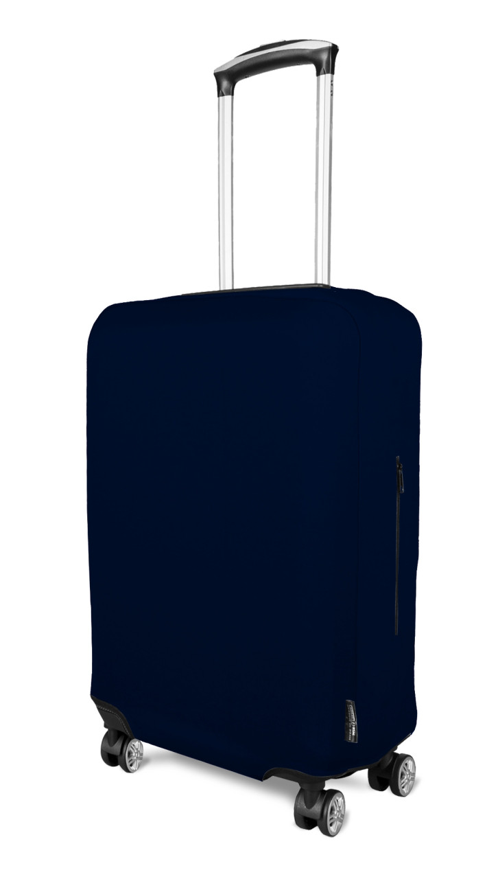 Чохол для валізи Coverbag неопрен L темно-синій