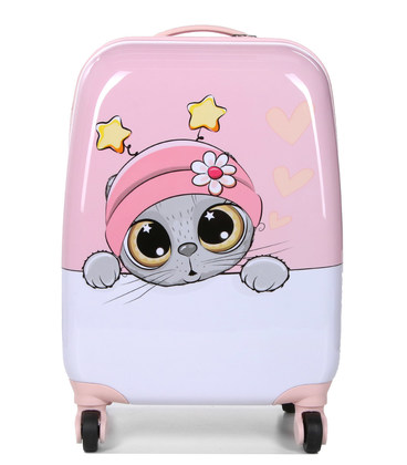Дитяча валіза Snowball L20018 з котиком