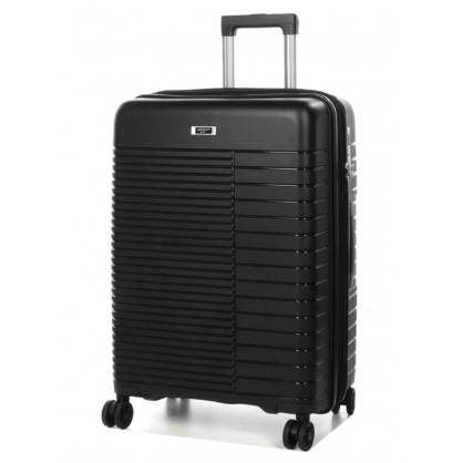 Валіза Airtex 642 з розширенням середня чорна
