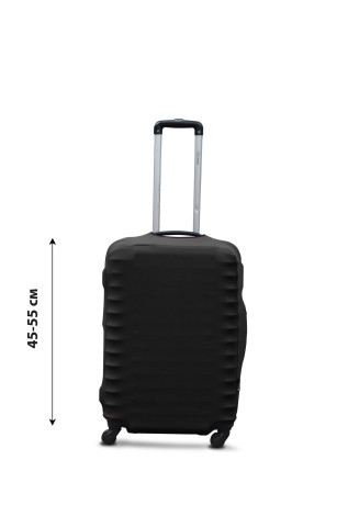 Чохол для валізи Coverbag дайвінг S чорний