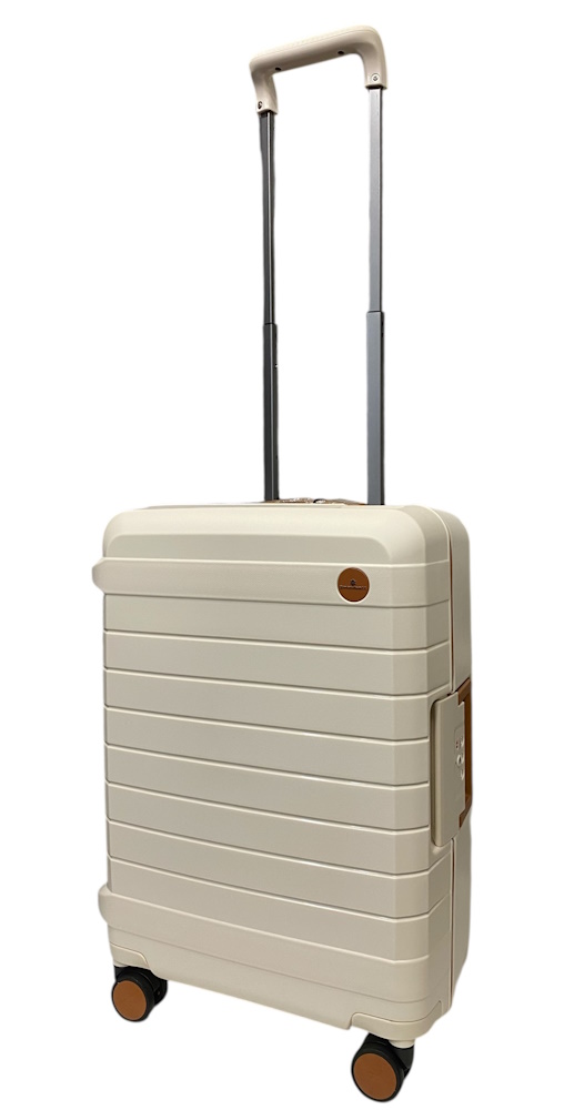 Валіза на застібках Snowball 57203 з поліпропілену маленька бежева