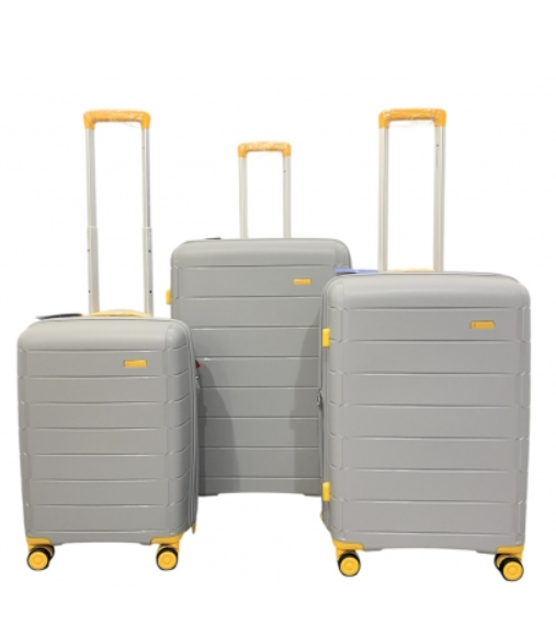 Комплект валіза Snowball 20303 срібний