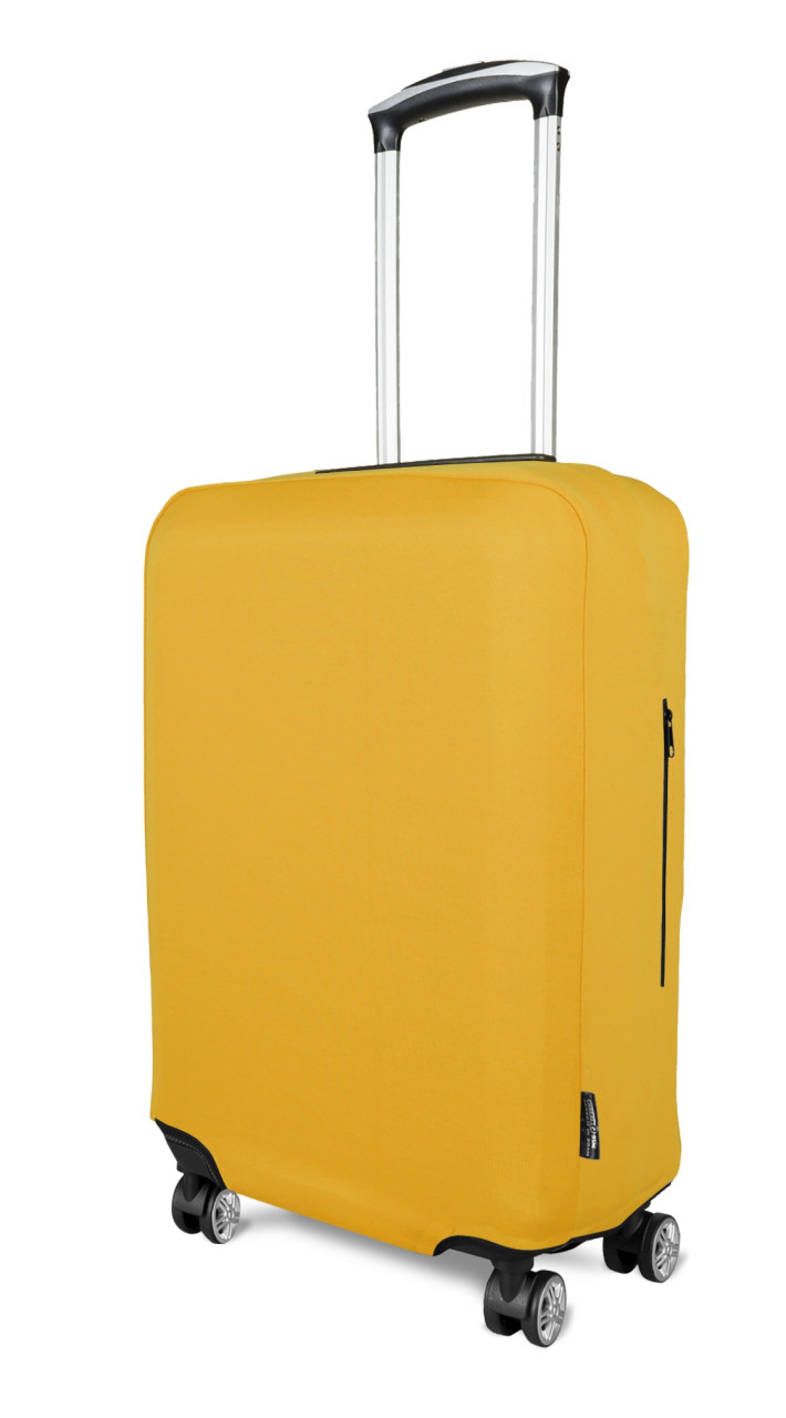 Чохол для валізи Coverbag неопрен M жовтий