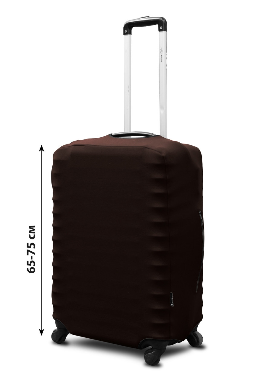 Чохол для валізи Coverbag неопрен L коричневий