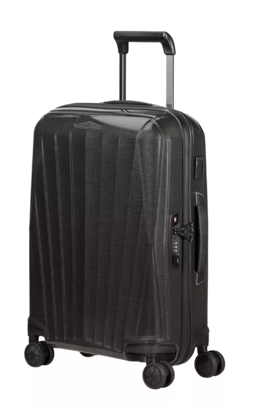Валіза 55 см Samsonite Major-Lite KM1*09001 з розширенням міцна та легка