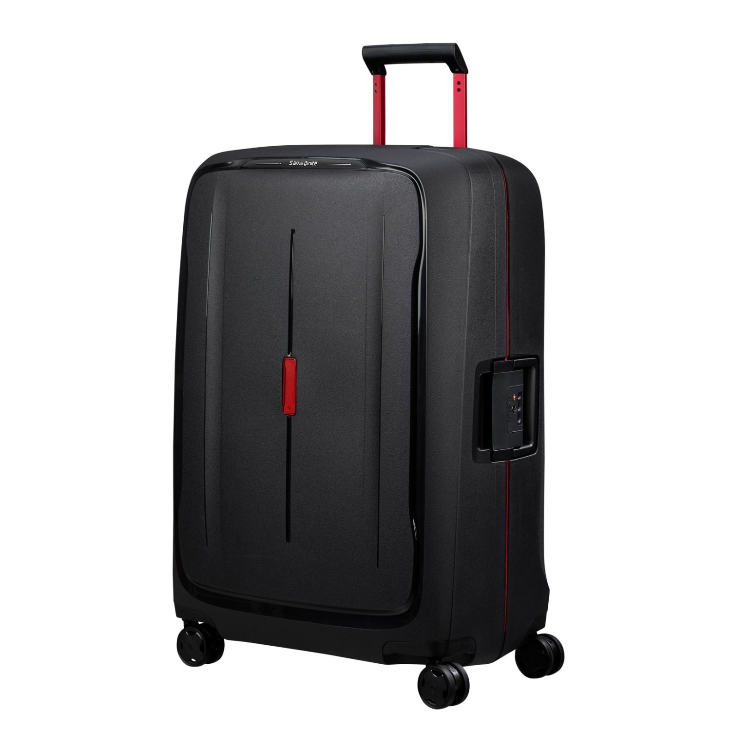 Валіза 75 СМ Samsonite ESSENS CHARCOAL/RED велика KM0*18003