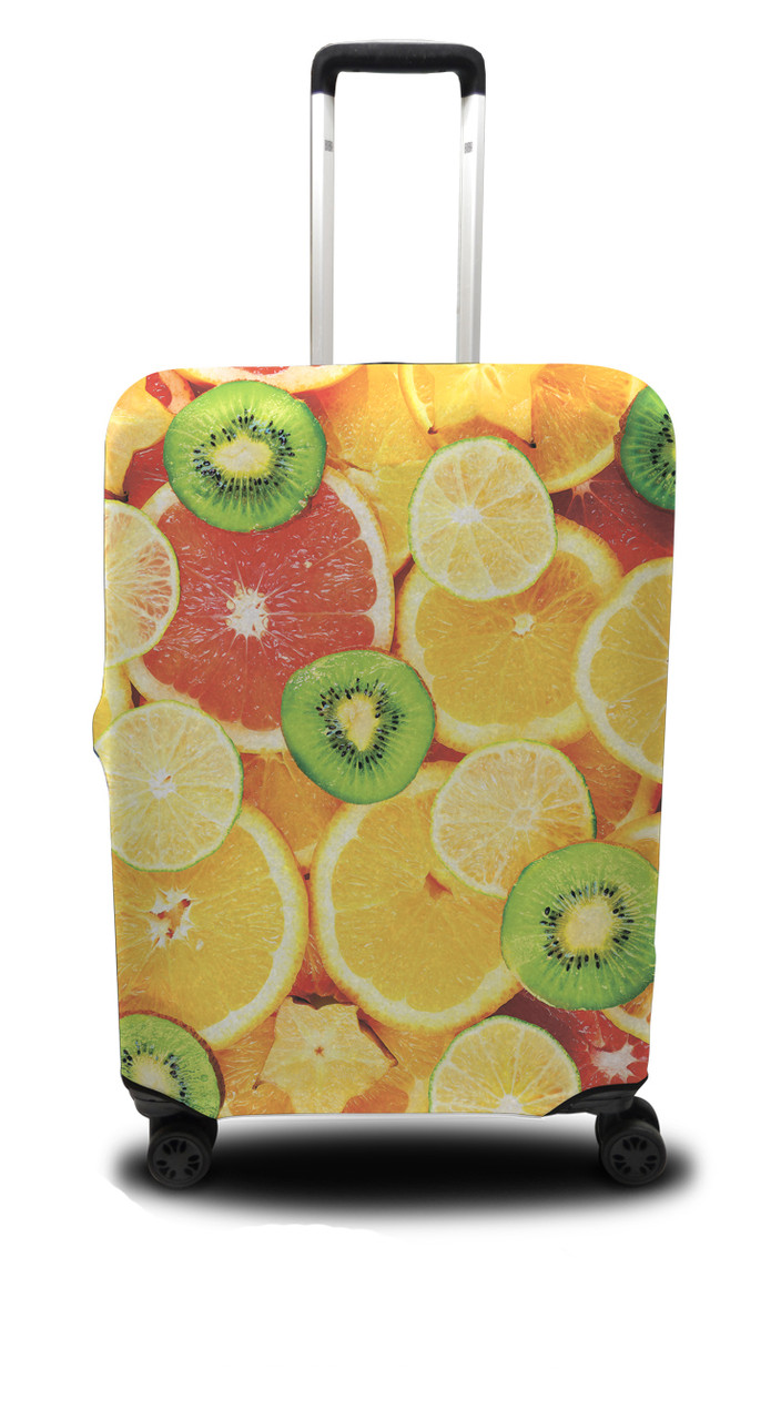 Чохол для валізи Coverbag апельсини L помаранчевий