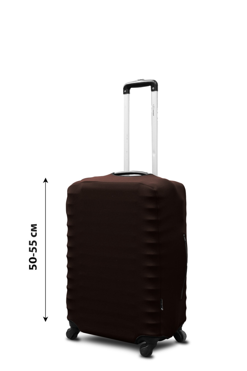 Чохол для валізи Coverbag неопрен S коричневий