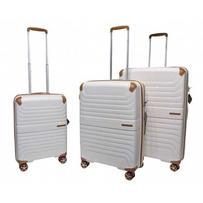 Комплект валіз Snowball 59103 білий