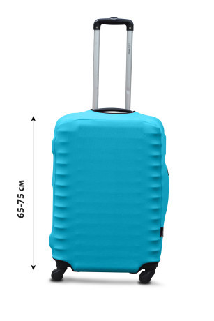 Чохол для валізи Coverbag дайвінг L голубий