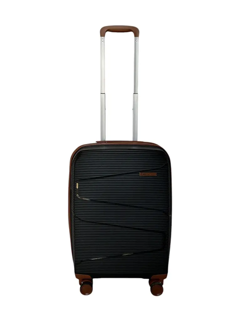 Валіза Airtex Worldline з Розширенням чорна (маленька) 293