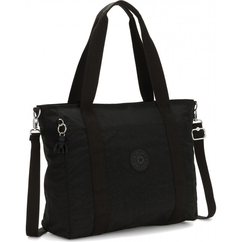 Сумка Kipling Asseni KI5444_P39 містка та компактна велика Black Noir