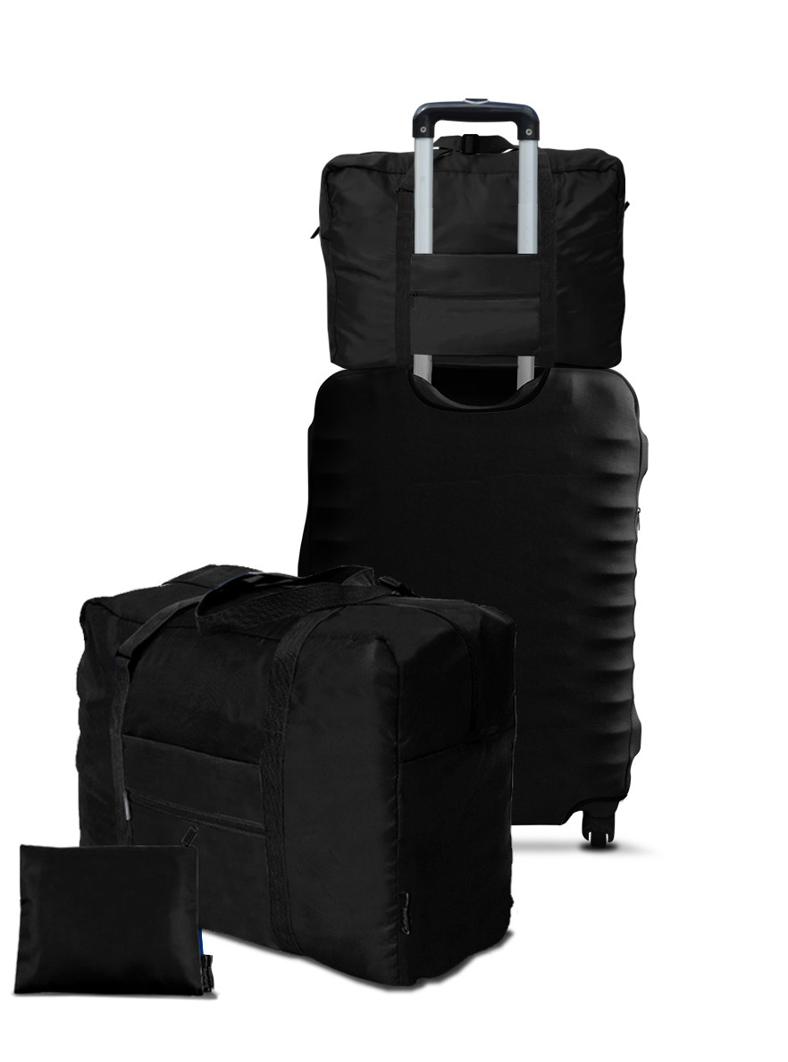 Дорожня сумка для ручної поклажі Coverbag чорна