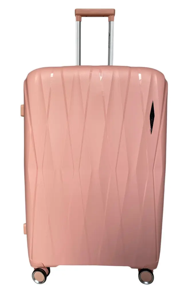 Валіза Madisson (Snowball) 51103 з поліпропілену велика персиково-рожева