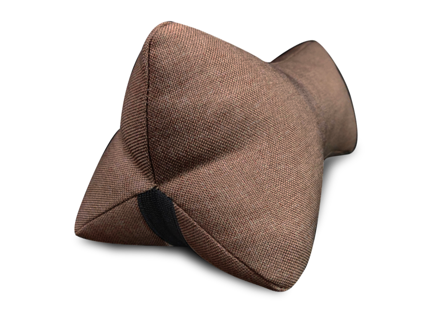 Подушка Кісточка для шиї коричнева Coverbag