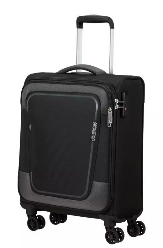 Валіза American Tourister Pulsonic MD6*09001 ASPHALT BLACK маленька