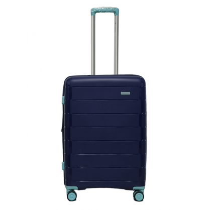Валіза Snowball 20303 з розширенням середній темно-синій