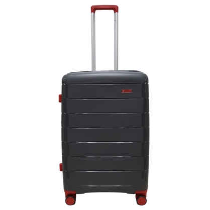 Валіза Snowball 20303 з розширенням середній сірий