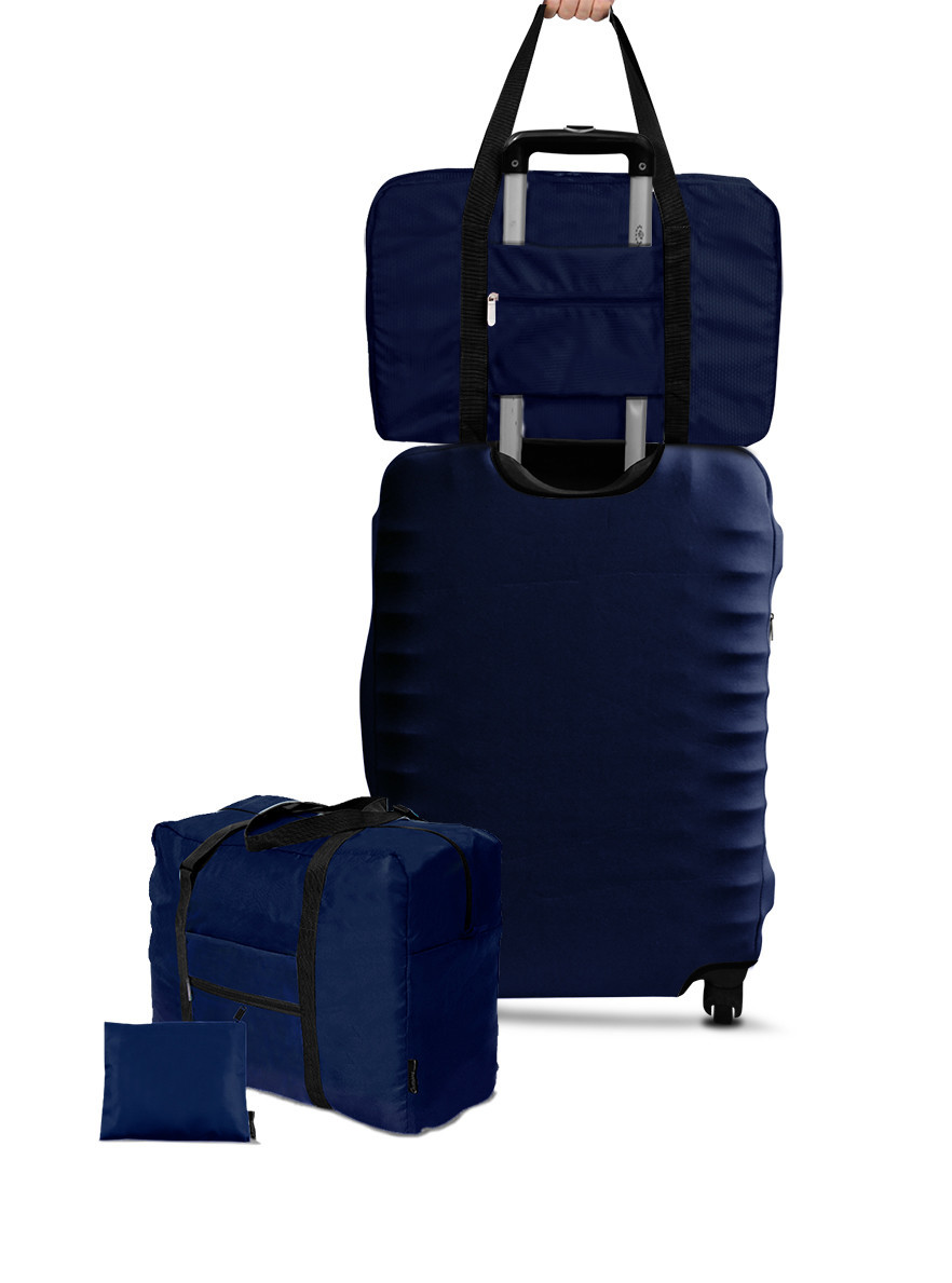 Дорожня сумка для ручної поклажі Coverbag синя