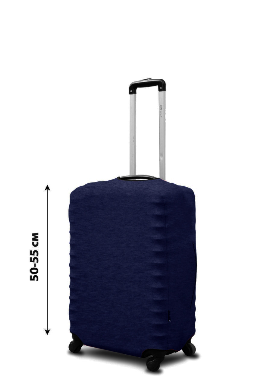 Чохол для валізи Coverbag неопрен S темно-синій