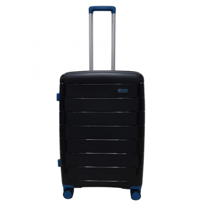 Валіза Snowball 20303 з розширенням середній чорний