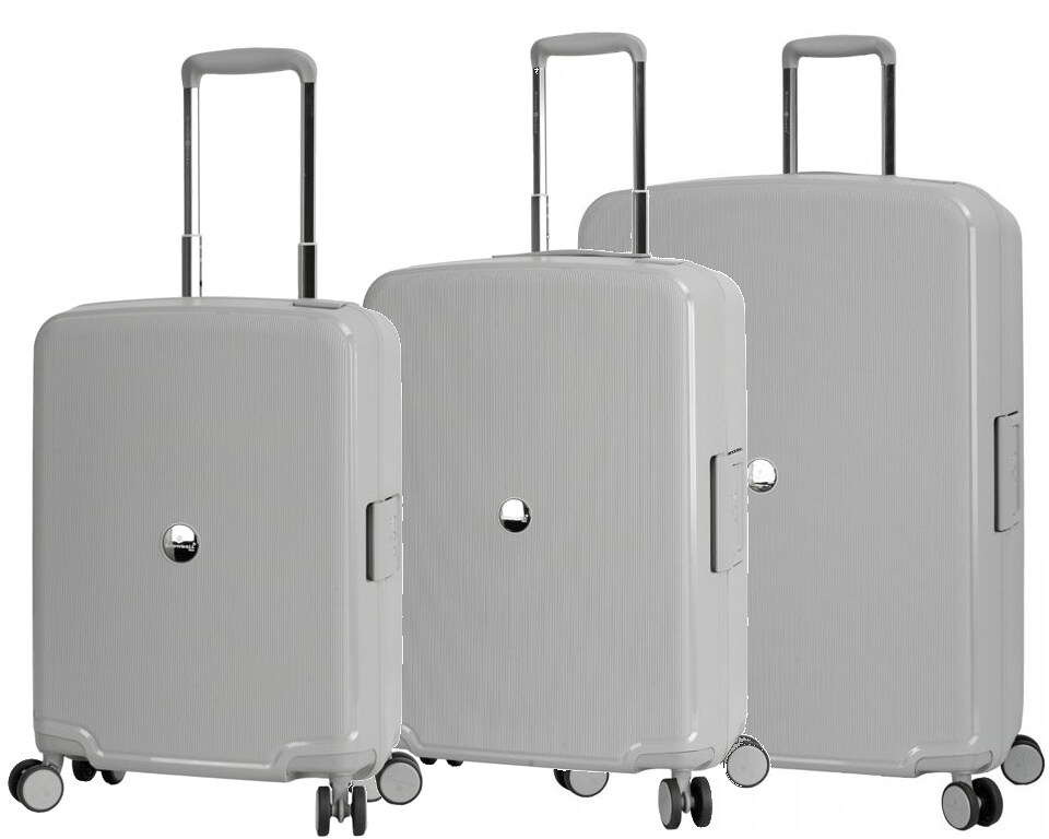 Комплект валіз Snowball 37103 срібло
