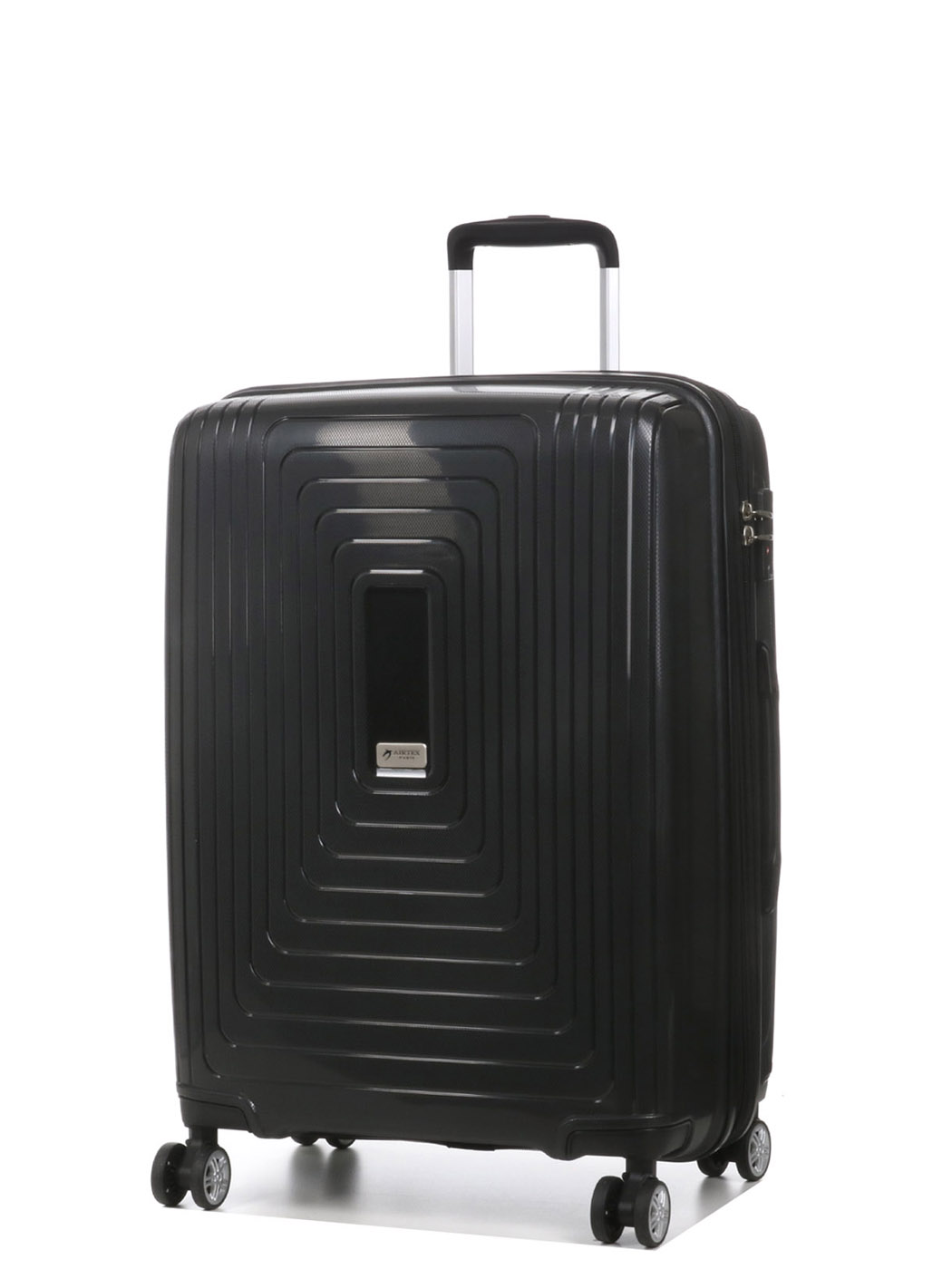 Валіза Airtex 241 з розширенням середня чорна