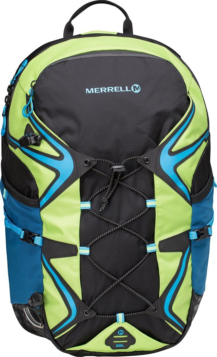 Рюкзак спортивний MERRELL Capra JBS23236;400 Чорний / салатовий / синій
