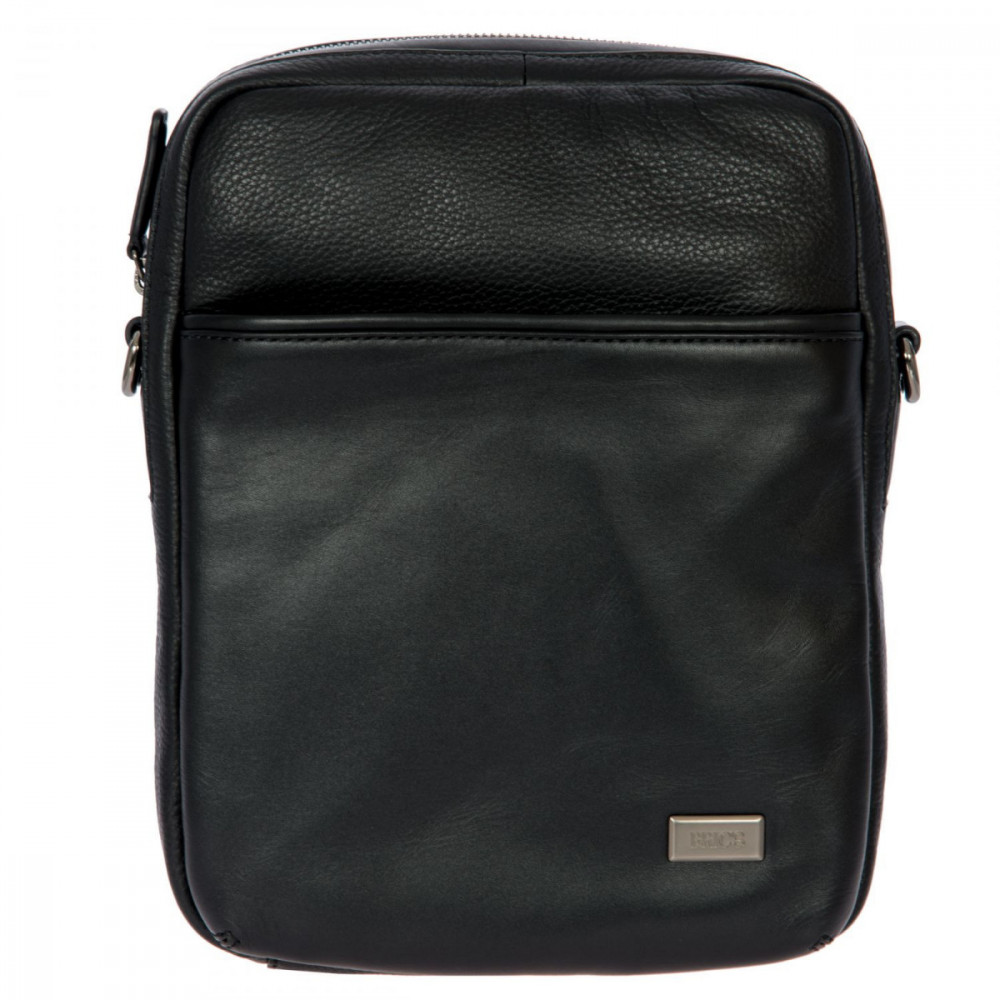 Чоловіча сумка з натуральної шкіри BRIC'S Torino BR107708 чорна