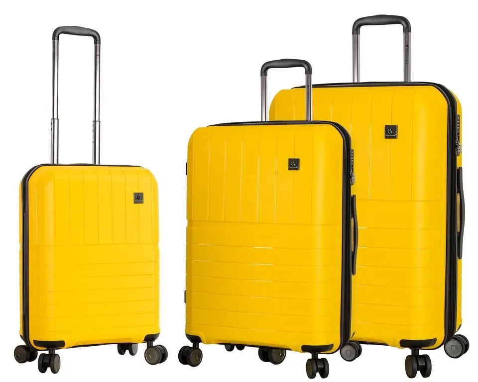 Комплект валіз Snowball 39403 жовтий