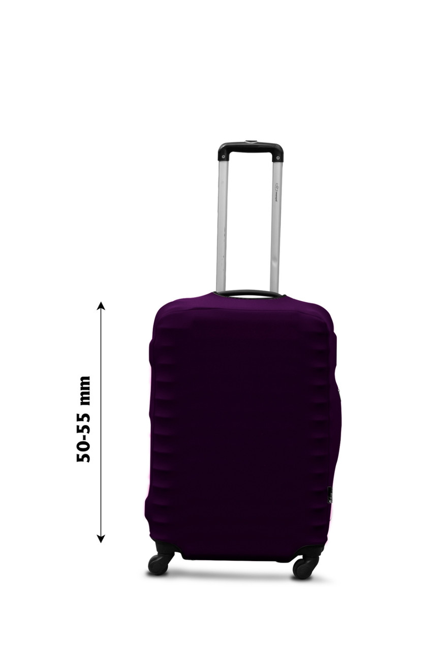 Чохол для валізи Coverbag дайвінг S темно-фіолетовий