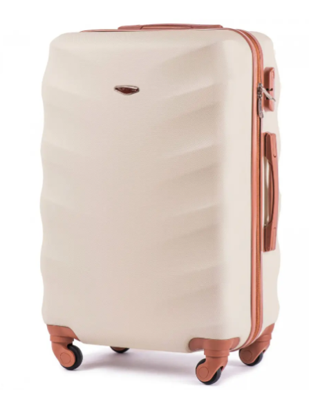 Валіза Wings 402 бежевий великий