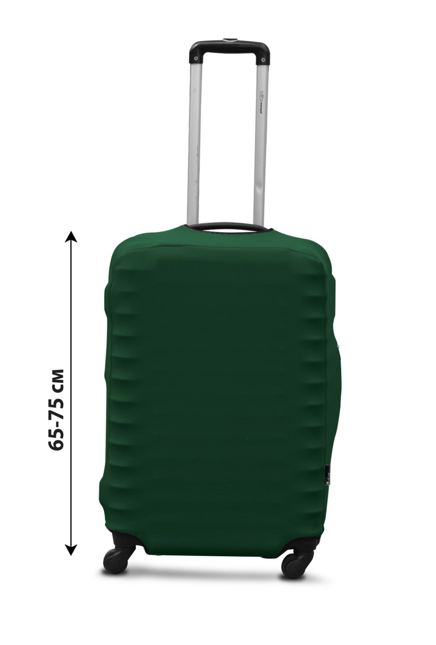 Чохол для валізи Coverbag дайвінг L темно-зелений