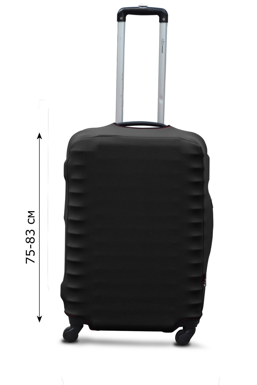 Чохол для валізи Coverbag дайвінг XL чорний
