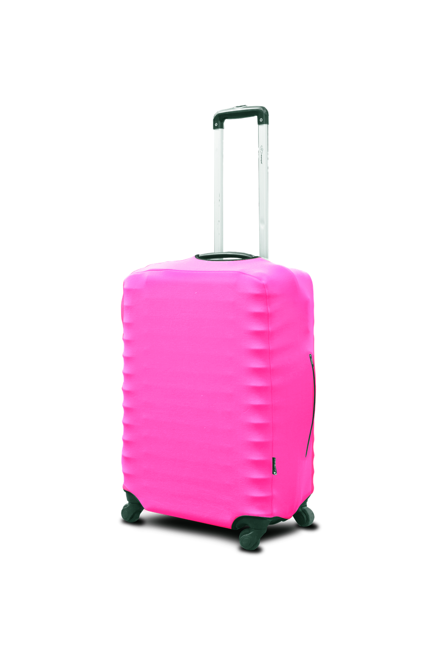 Чохол для валізи Coverbag неопрен S рожевий