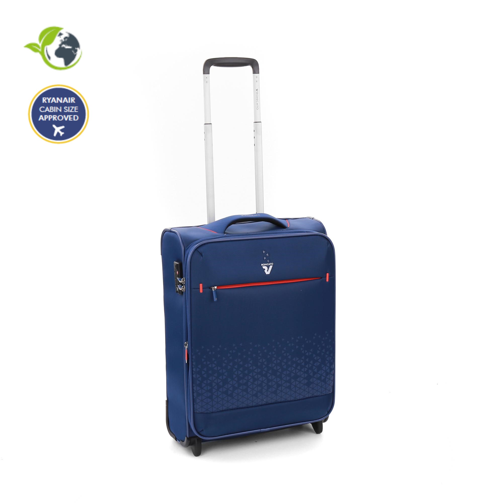 Маленький двоколісний чемодан з розширенням, ручна поклажа для Ryanair Roncato Crosslite 414853/03