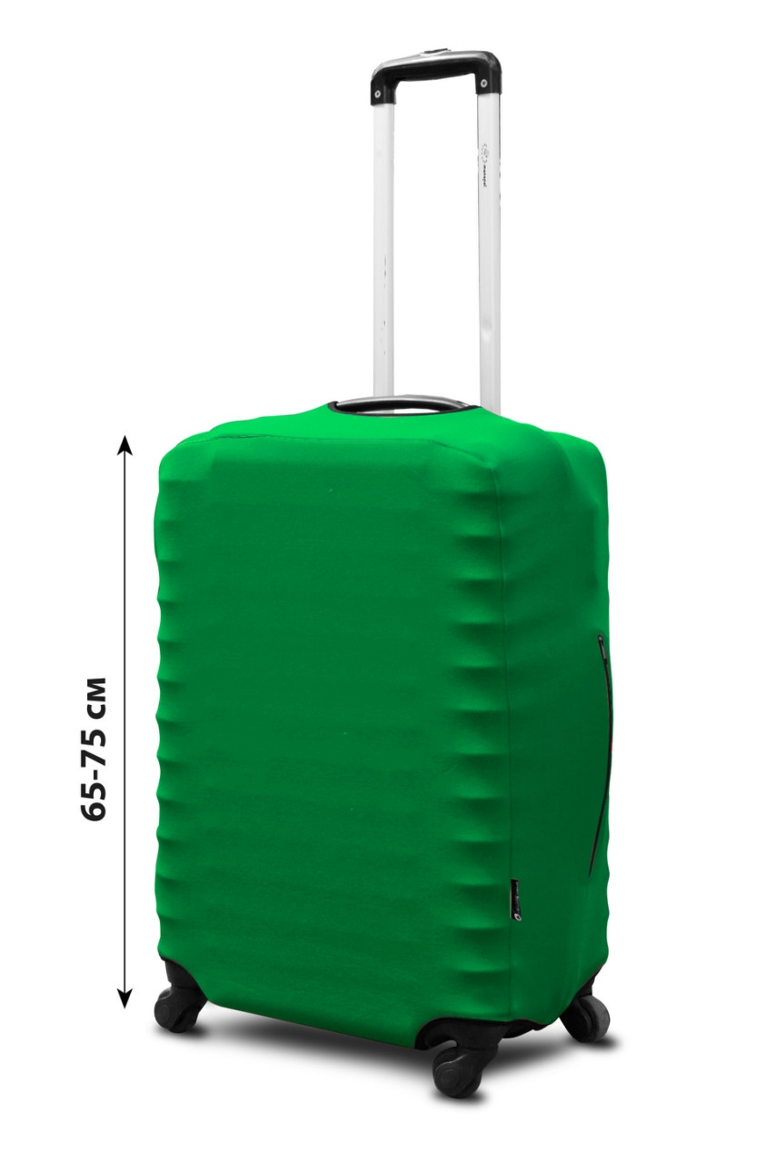 Чохол на валізу Coverbag неопрен M зелений