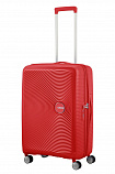 Валіза American Tourister Soundbox із поліпропілену на 4-х колесах 32G*10002 червона (середня)