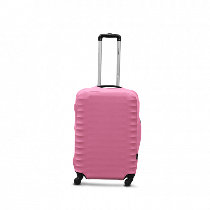 Чохол для валізи Coverbag дайвінг S ніжно-рожевий