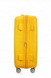 Валіза American Tourister Soundbox із поліпропілену на 4-х колесах 32G*82002 пурпурова (середня)