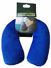 Подушка під шию Антистрес з полистерольных кульок синя