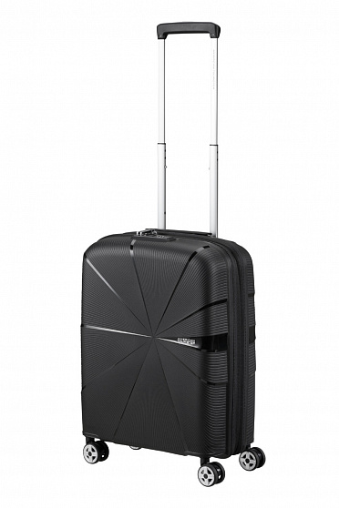 Валіза American Tourister Starvibe MD5*09002 маленька чорна з розширенням