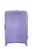 Валіза American Tourister Soundbox із поліпропілену на 4-х колесах 32G*82002 пурпурова (середня)