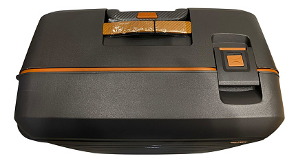 Валіза на застібках Snowball 57203 з поліпропілену середня сірий