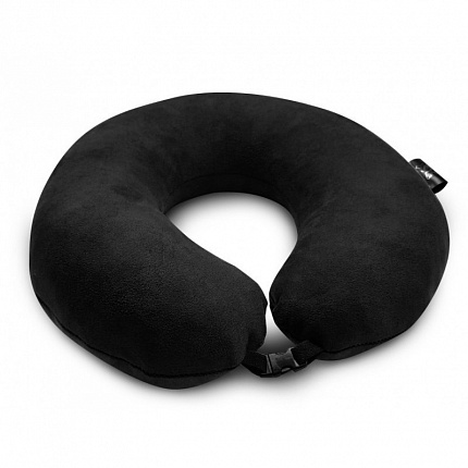 Подушка Coverbag для подорожей чорна . маска для сну
