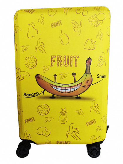 Чохол для валізи Coverbag неопрен S банан