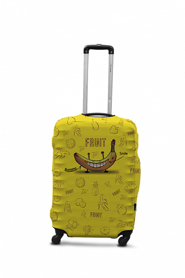 Чохол для валізи Coverbag банан S різнобарвний