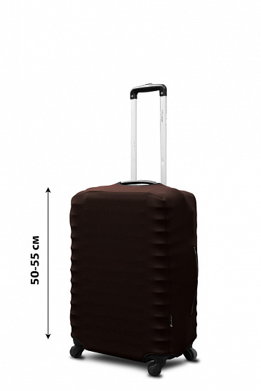 Чохол для валізи Coverbag неопрен S коричневий