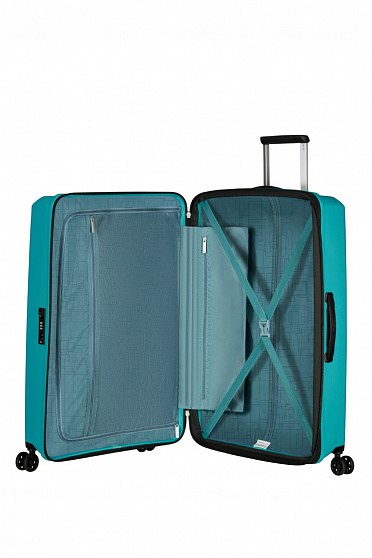 Валіза 77 см American Tourister AEROSTEP TURQUOISE (MD8*21003) бірюза