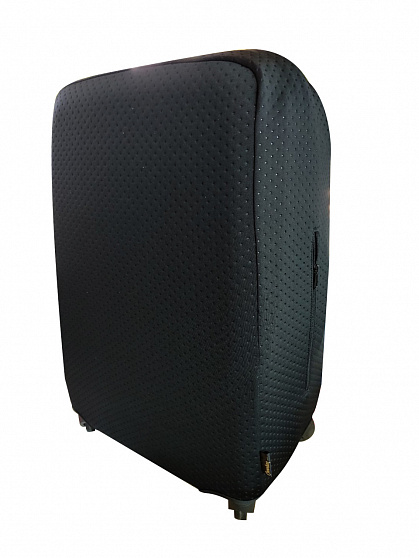 Чохол для валізи Coverbag неопрен Strong S точки чорні